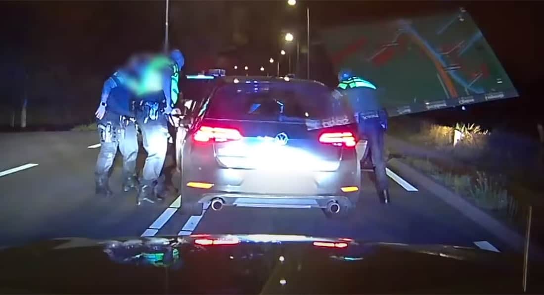 Arresto de conductor de Golf GTI